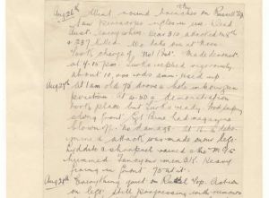 18th Battalion unit diary august 1915